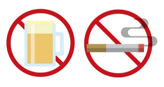 飲酒の制限・禁煙